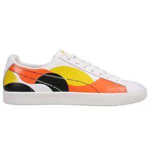 Puma Clyde Men White Sneakers Casual Shoes
